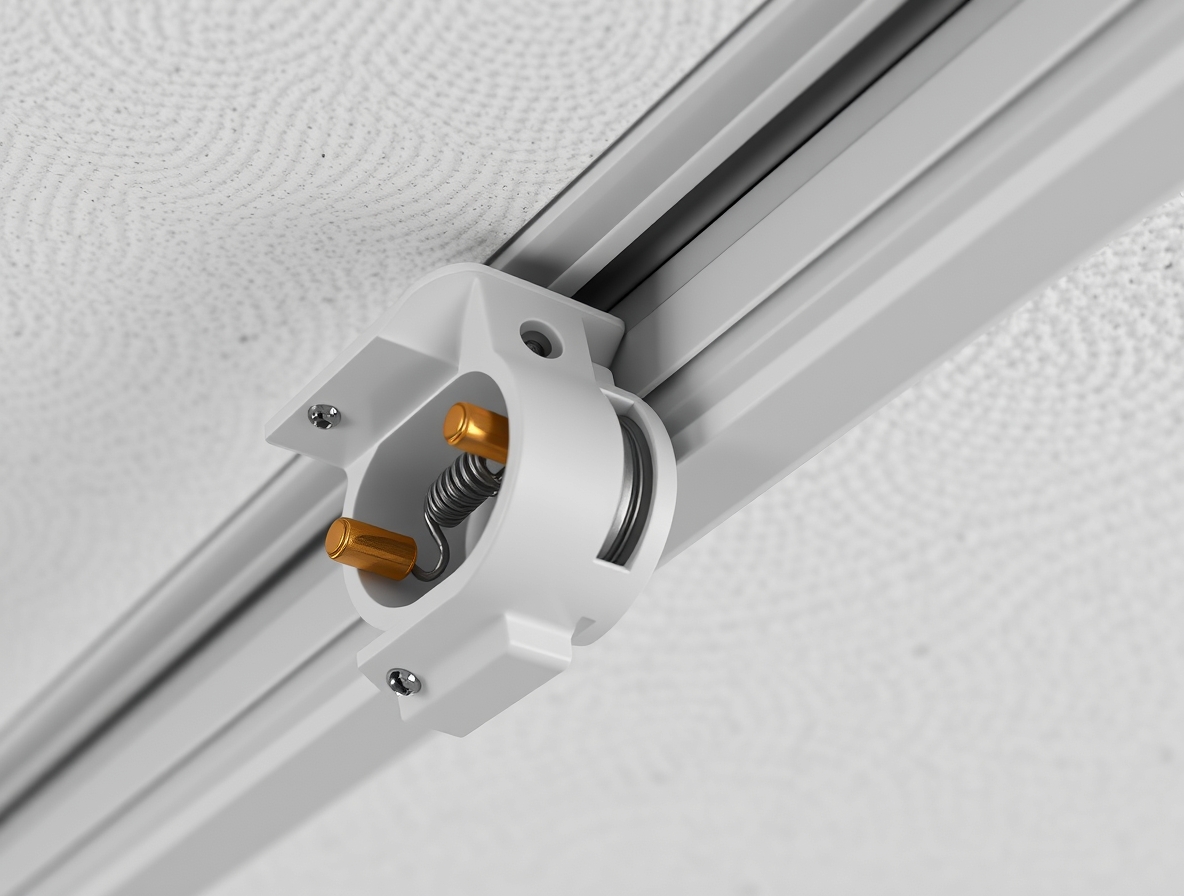 Трековые светильники под натяжным потолком