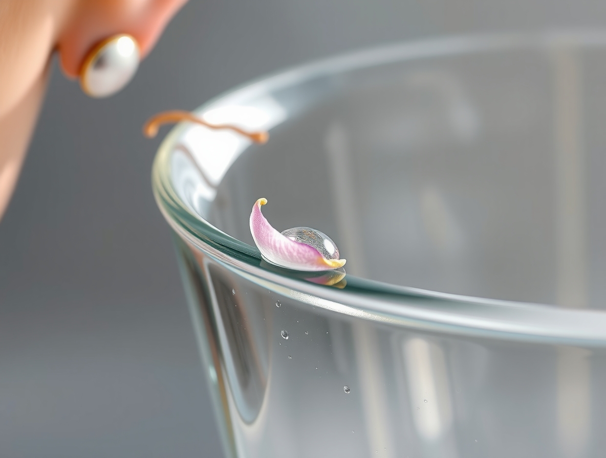 Ваза для цветов из стекла